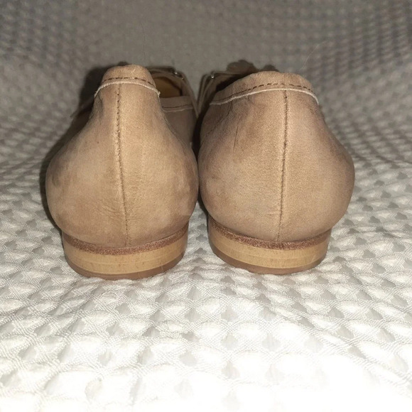 NAVYBOOT-Italy-Taupe Suede Tasseled Loafers-Sz 38-Excellent - Picture 5 of 7